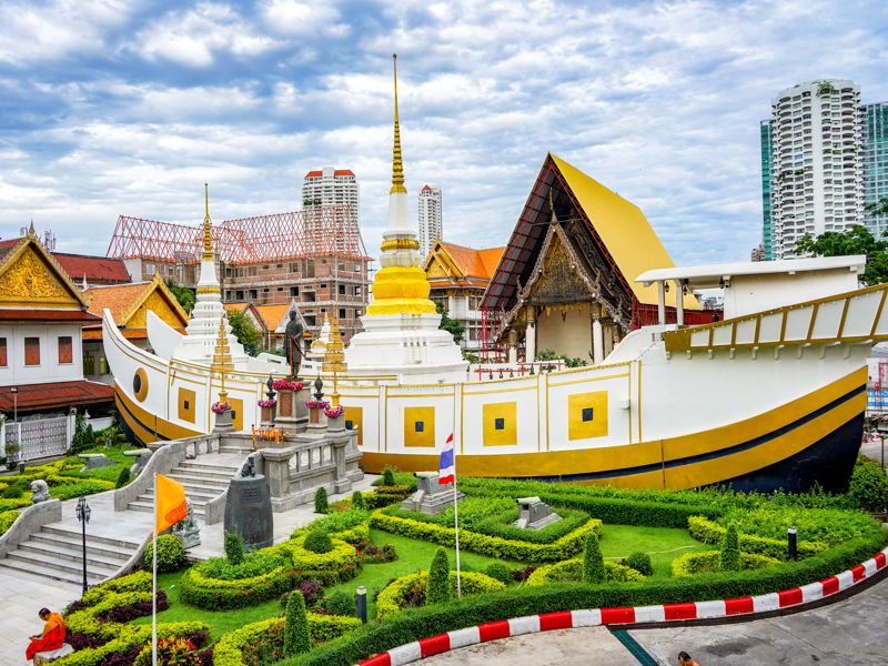 Thái Lan: Bangkok - Pattaya (Chợ nổi Damnoen Saduak, Khu du lịch Baan Chang, Water Space Pattaya, Wat Arun, tặng Buffet tại Baiyoke Sky, Trà sữa Thái Lan và bánh quẩy sốt kem) | Chương trình mới 